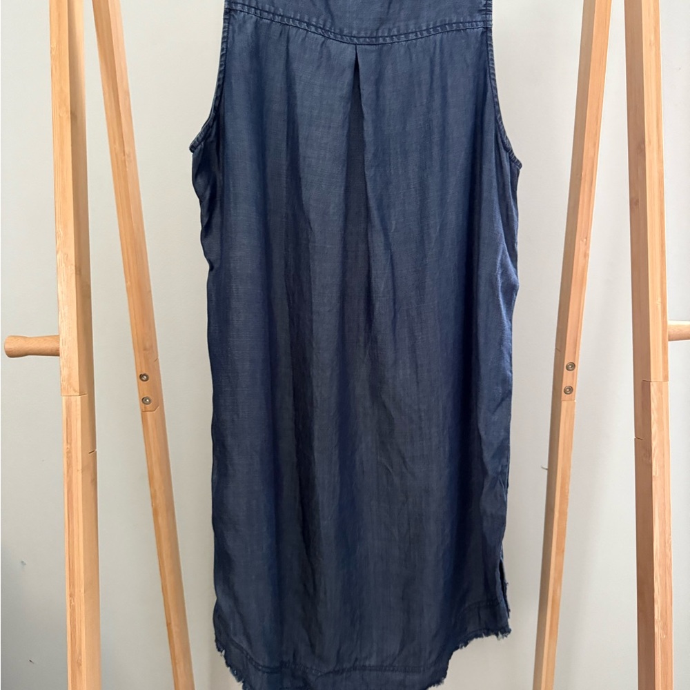 Laju Denim Blue Sleeveless Dress - Medium
